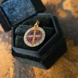 Antique St. Benedict Jubilee Medal Pendant